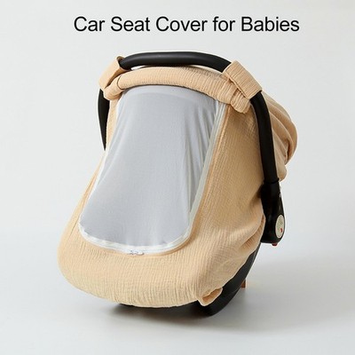 Baby Autositzbezug Baumwolle Gaze Babyträgerbezug 360° Schutz Für Neugeborene
