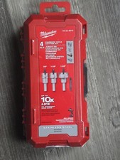 BRAND NEW Milwaukee 49-22-8610 4 Pc. Carbide Hole Cutter Kit