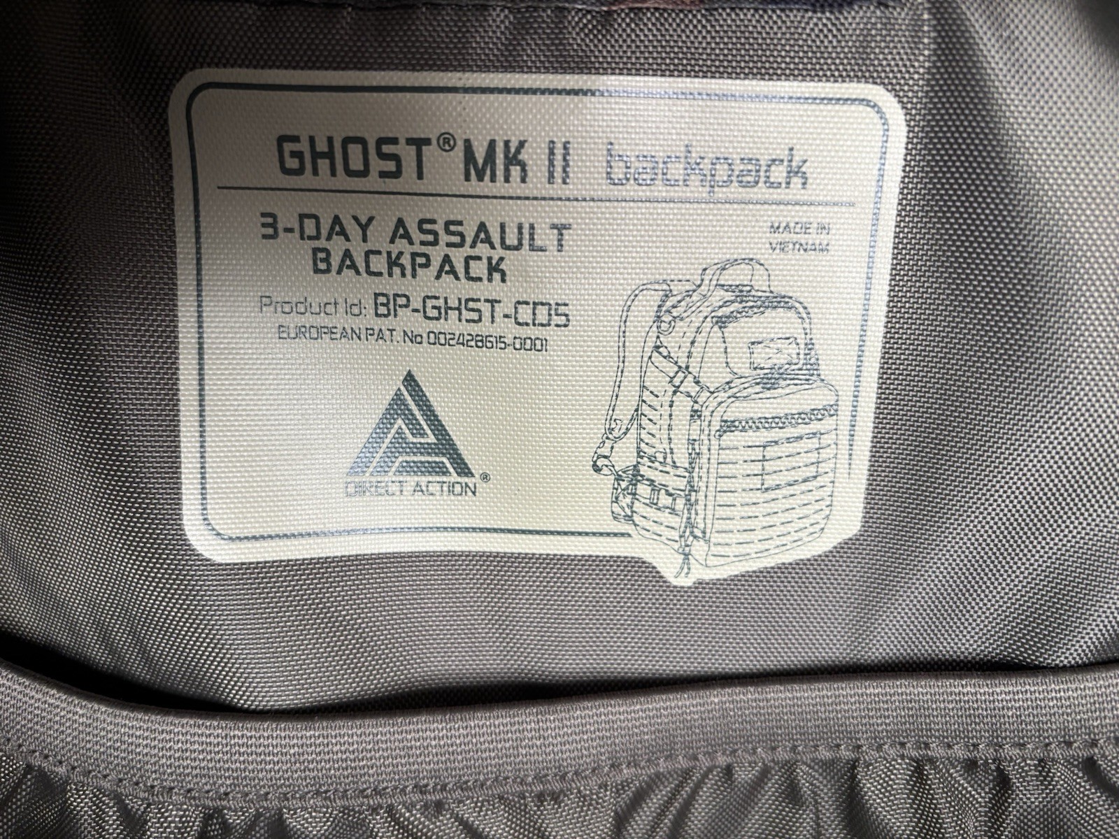 Direct Action Direct Action Ghost MK II Tactical Backpack 31L Flecktarn BP-GHST-CD5 ...