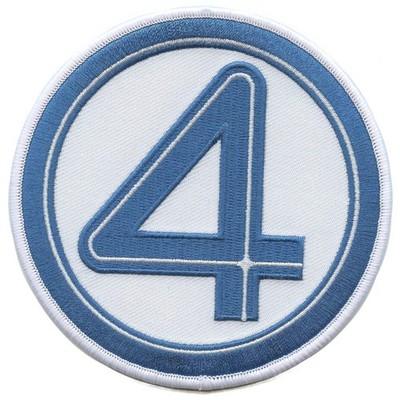 Marvel Fantastic Four Patch First Steps Logo 4 Embroidered Iron on