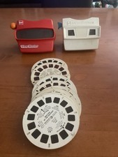 VTG GAF View-Master 3D Viewer Lot of 2  25 70s Happy Reels