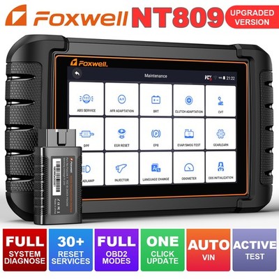 Foxwell NT809 Pro Bidirectional Car OBD2 Scanner All System Diagnostic Tool TPMS
