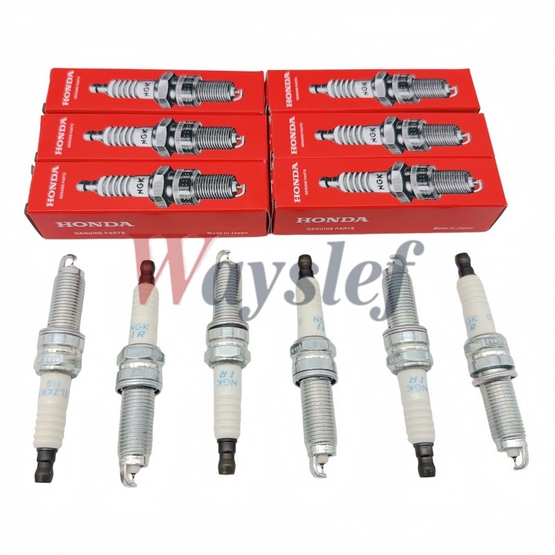NGK 6PCS Spark Plugs 12290-R9P-A01 For 95350 DILZKR7B11G HONDA Pilot MDX TLX RLX