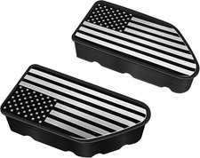 2pcs Bed Rail Stake Pocket Covers For Gmc Chevy Silverado Sierra 1500 Silvery