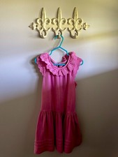 mini boden 3-4 girls Dress. Darling Pink Dress With Pockets.