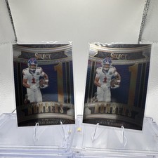 Select 2025 Numbers NFL Football Giants Malik Nabers 2-Card Lot