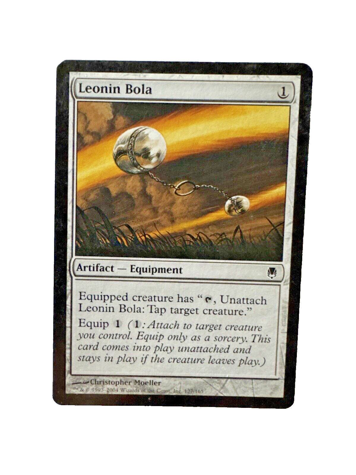 MTG Leonin Bola – Darksteel Equipment – Christopher Moeller – Common NM