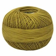 Lizbeth Egyptian Cotton Crochet Thread Size 80 Color 699 Harvest Gold