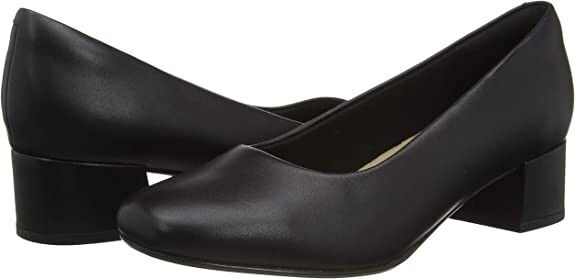 Clarks Collection Womens Marilyn Leah Pump Heel Size Black