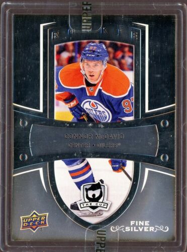 2017-18 Upper Deck The Cup Connor McDavid Rookie Fine Silver '05-06 Retro Rookie - Picture 1 of 2