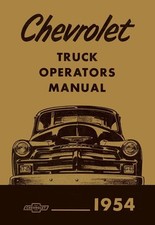 1954 Chevrolet Truck All Models Owners Manual 1954 Chevrolet Truck All Models Owners Manual