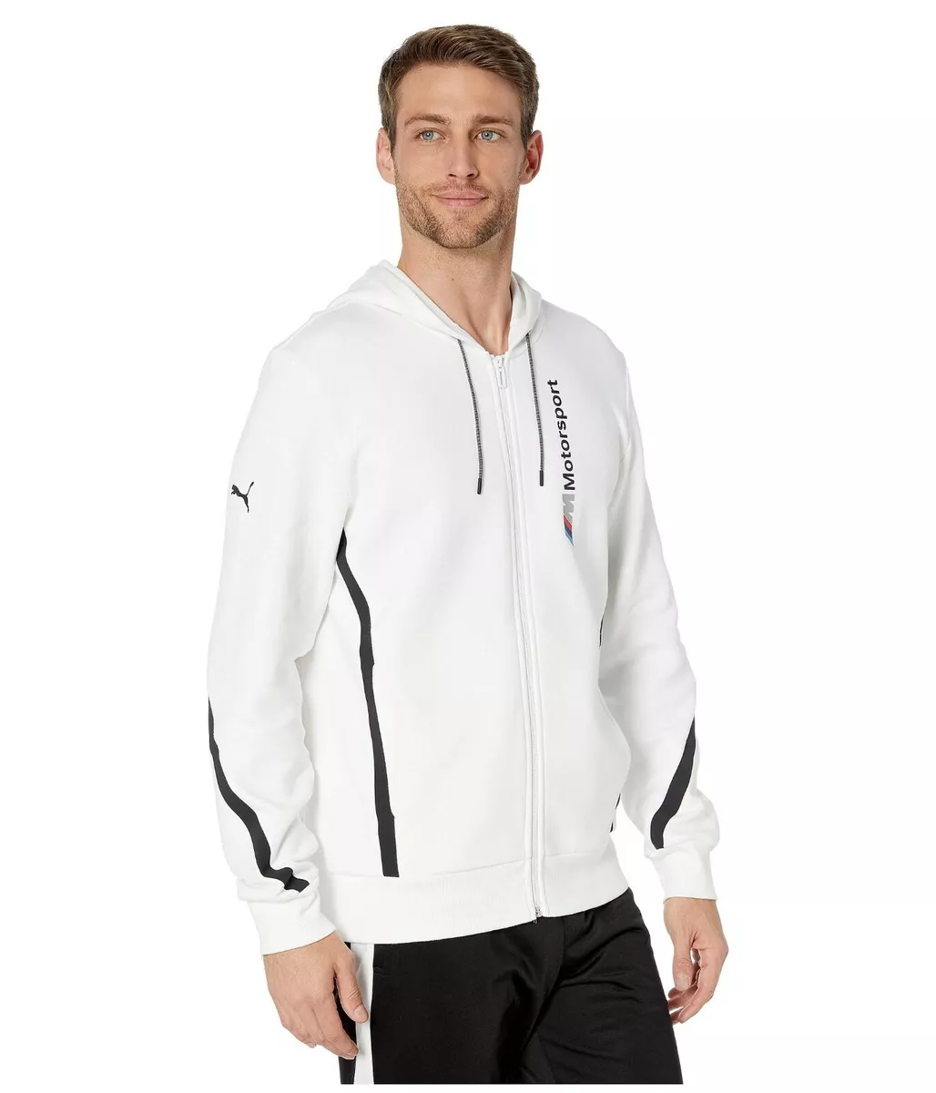 Sweat zippé à capuche bmw motorsport blanc homme - Puma