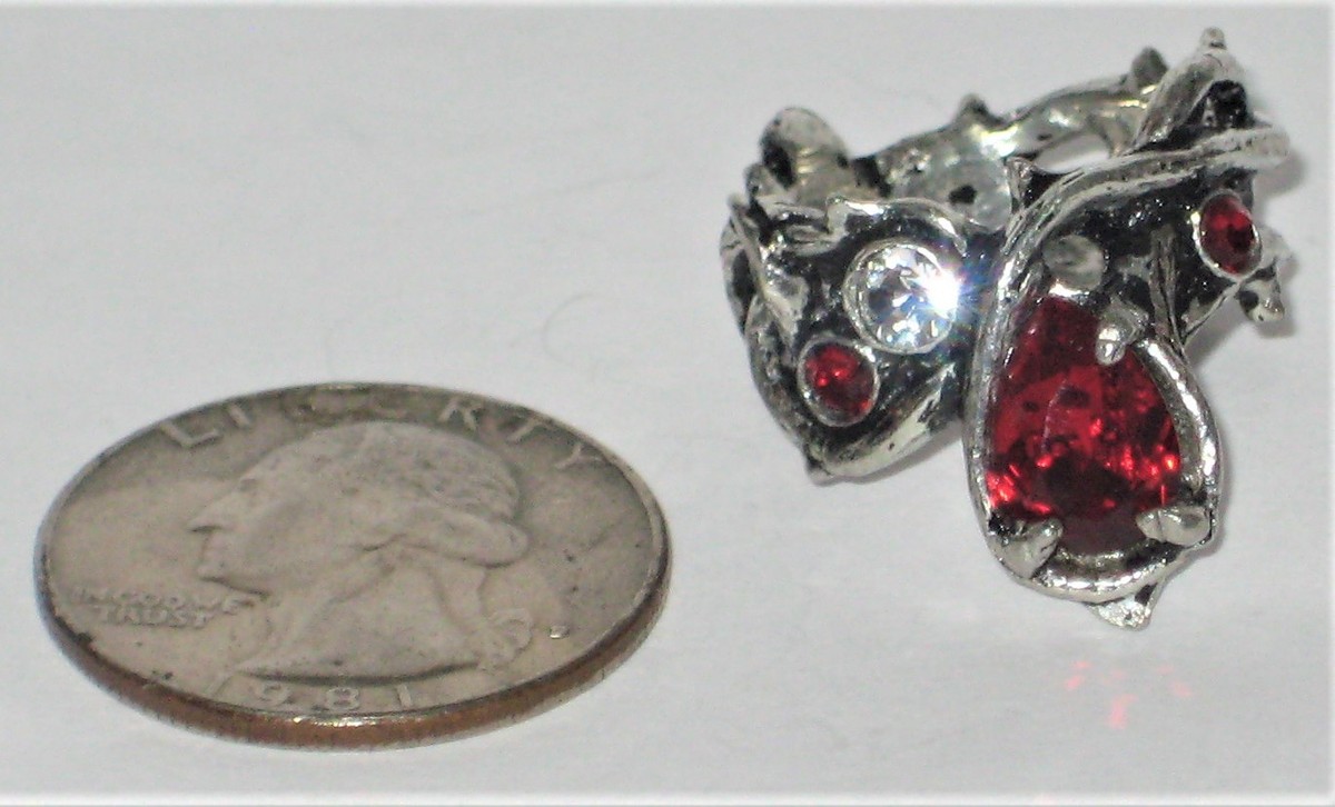 2011 Alchemy Carta England Red & Clear Stones Gothic 2011 Alchemy Carta England Red & Clear Stones Gothic