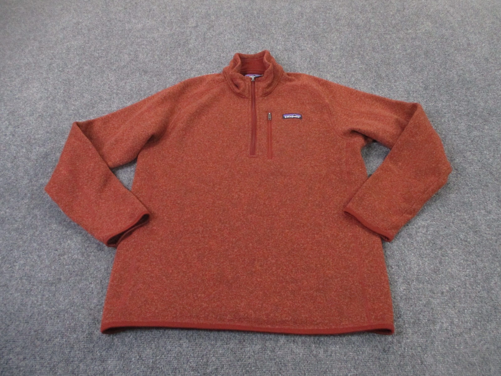Patagonia Men Better Sweater Fleece Jacket in Orange for Outdoor Hiking