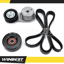 Serpentine Belt Drive Component Kit fit 01-11 Ford Explorer Ranger Mazda B4000