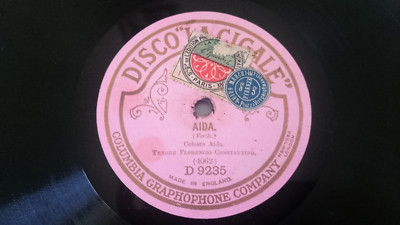 78rpm 10  La Cigale Constantino Aida  Celeste Aida  + Iris  Apri la tua Finestra