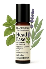 Head Ease Essential Oil Roll-On– Natural Aromatherapy Blend - Headache Relief