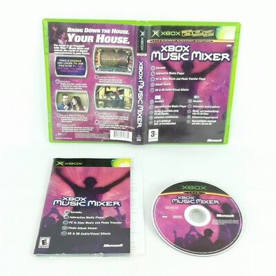 Xbox Music Mixer Xbox Original Complete PAL UK