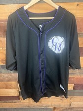 MLB Major League Baseball Dynasty Series Colorado Rockies Jersey Men's XL