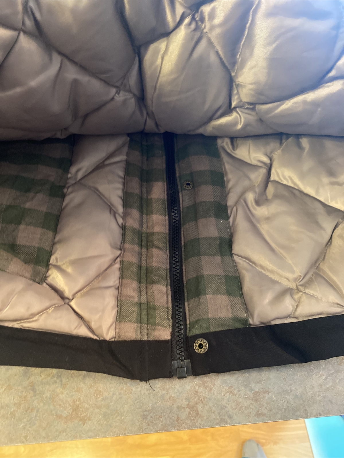 Mens Woods Canada Orlicke Black Down Parka Jacket Sz.… Gem