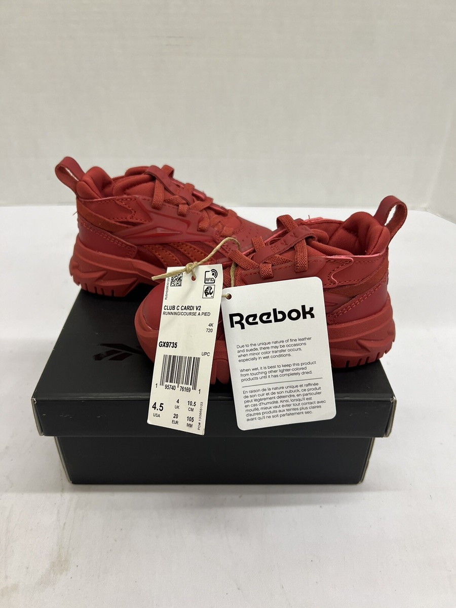Reebok Club C Cardi V2 Kid's Size Style: GX9735 Red
