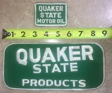 Vintage Quaker State Products Oil & Gas Petroleum Product Jacket Patch + EXTRA