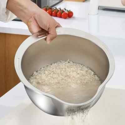 Strainer Bowl Rice Washing Bowl Rice Sieve Colander Strainer Kitchen Tools