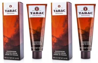 *PACK OF 2* TABAC ORIGINAL by Maurer & Wirtz for Men SHAVING CREAM 3.4 oz 100 ml
