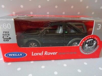 Land Rover schwarz 1/60 ca. 7,5cm mit Rückzugmotor Modelauto
