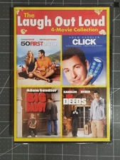 The Adam Sandler 4-Movies/50 First Dates Click Big Daddy Mr. Deeds Brand NEW