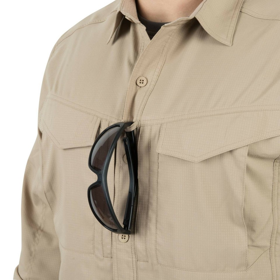 Helikon Chemise Defender Mk2 Tropical à manches longues Silver Mink