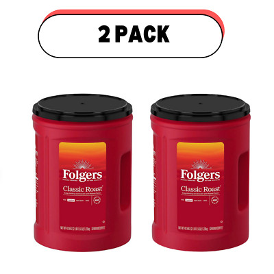 Folgers Classic Medium Roast Ground Coffee, 43.5 oz. (Item # 990008441)