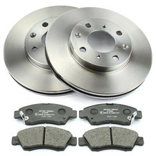 BESTPRICE Bremsenset Vorderachse Für Honda Jazz - Inkl. Belüftete Bremsscheiben 258mm