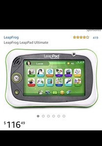 leapfrog leappad ultimate ready for school tablet