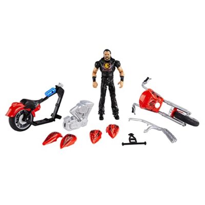 WWE Wrekkin Slam Cycle Motorcycle (10.5 in) Drew McIntyre Basic Action Figures 8