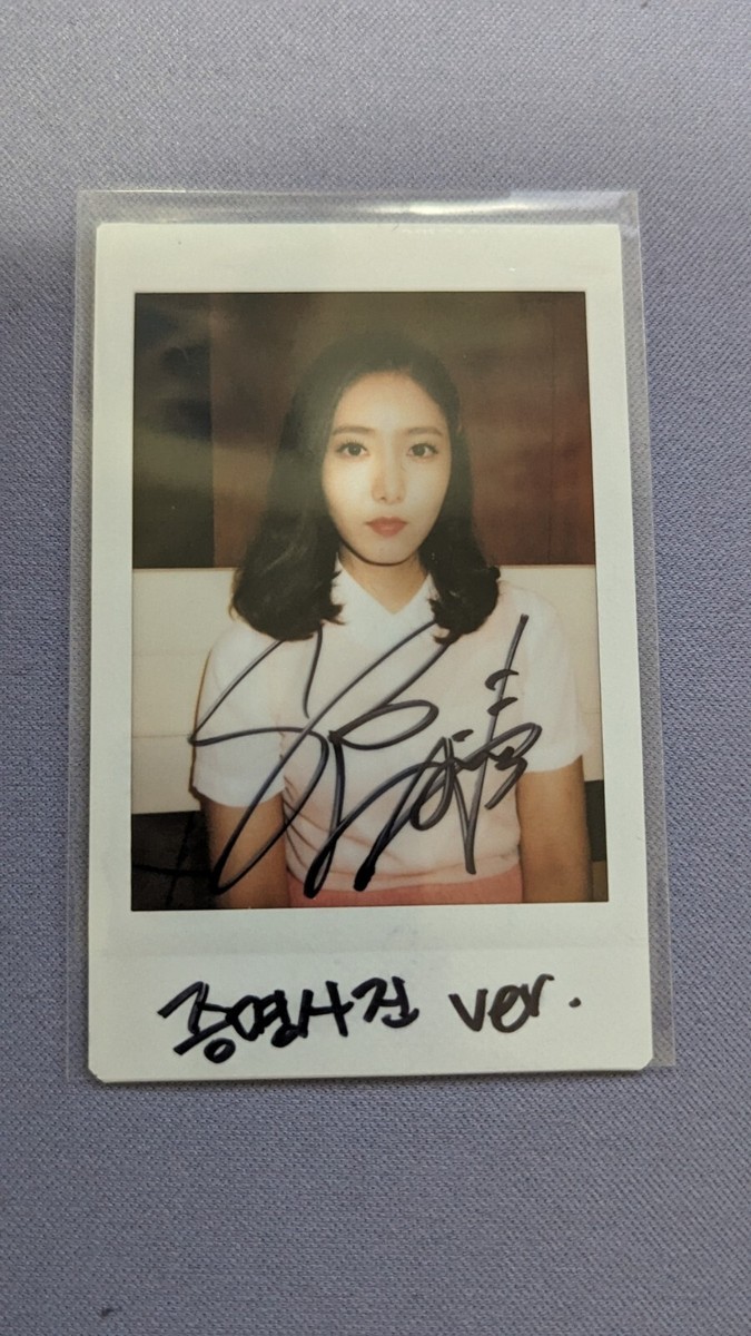 gfriend シンビ サイン アルバム Time for us GFRIEND SINB Official PHOTOCARD 2nd Album TIME FOR US Photo