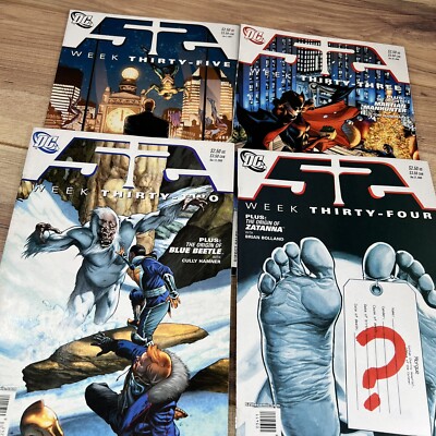 52 Week Comic Book  #32 - #35 Dc Comics Lot Of 4