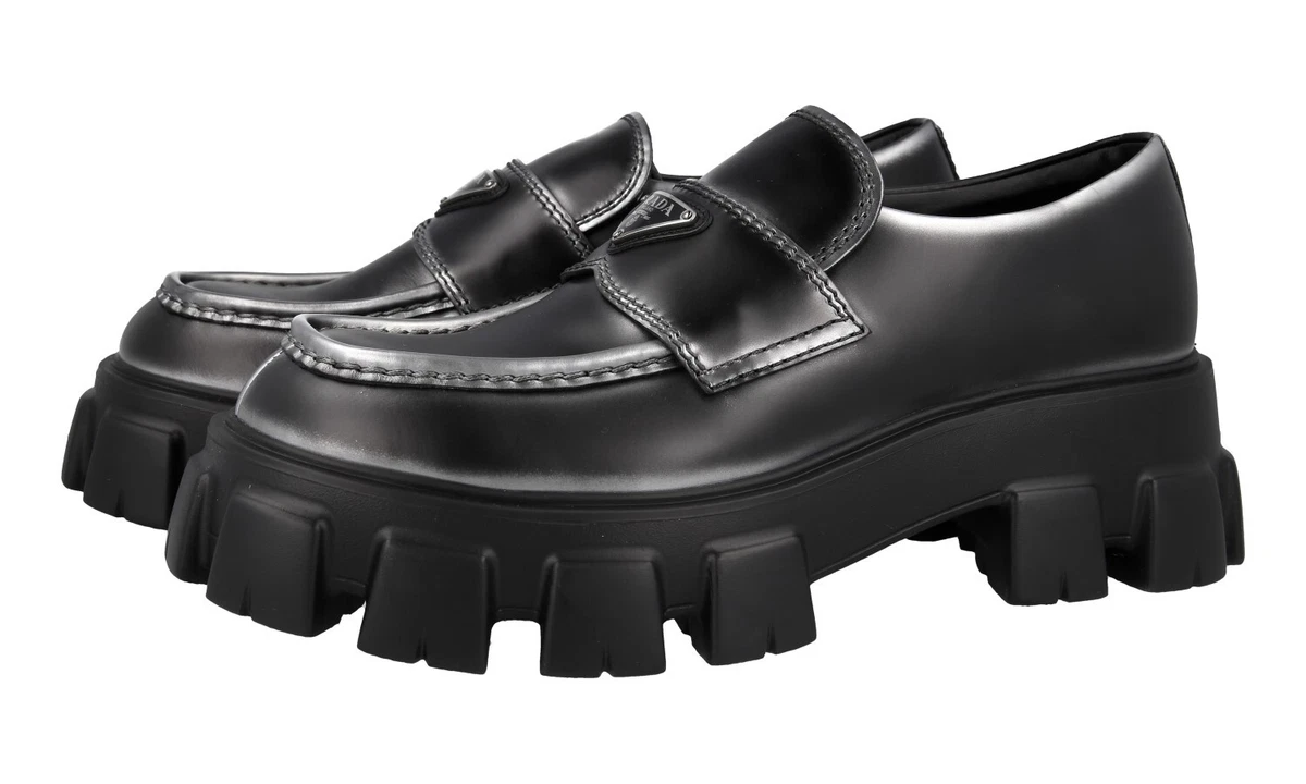 値下げ⭕️ PRADA BLACK PRADA Black Casual Shoes for Men for sale | eBay