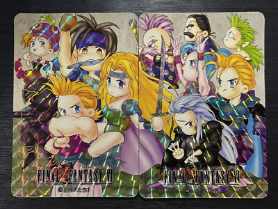 No.43/44 Adventurers Final Fantasy 6 FF6 Carddass Bandai 1995 | eBay