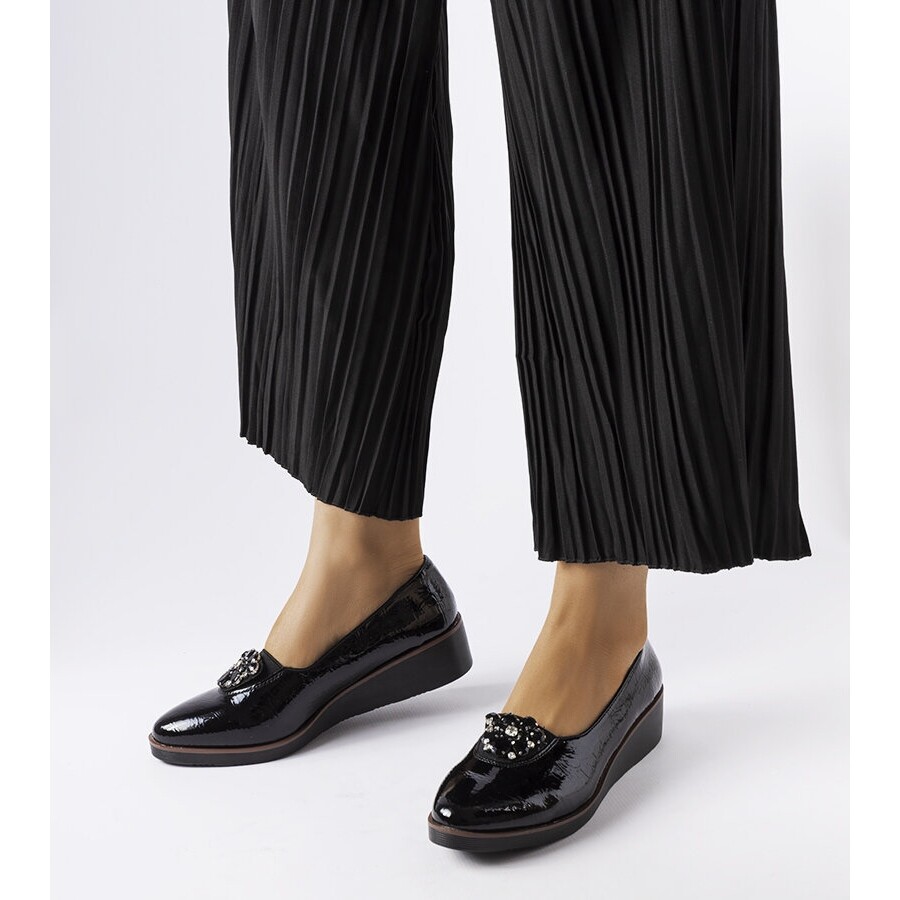 ballerines vernies noires