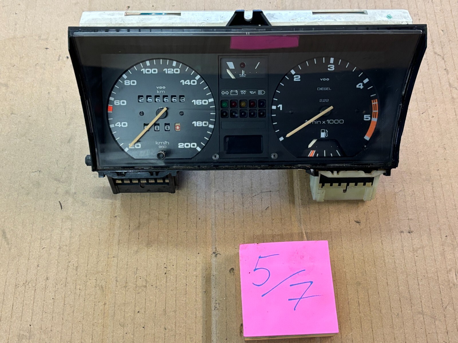 Vw Golf 2 Tacho Tachometer Kombiinstrument alte Ze Diesel 