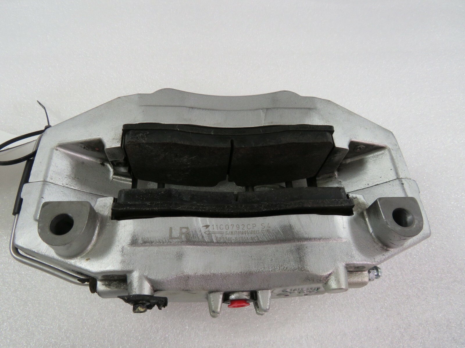 McLaren 570S, LH, Left Rear Silver Brake Caliper, Used, Fire Dmg, P/N 11C0792CP