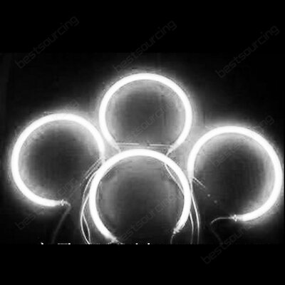 Asyduey - Anneaux LED CCFL Phare Pour BMW E36/E46/E39/E38 - Blanc 6000K - Effet Angel Eyes