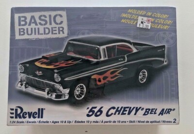  FS  Revell Monogram 1/24 Basic Builder '56 Chevy Bel Air # 85-0855