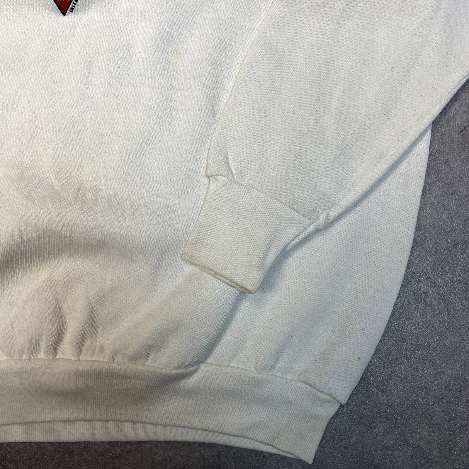 Fruit of The Loom Western Glory Jumper Mens XL Graphic Crew Neck Sweater, Cream image 5