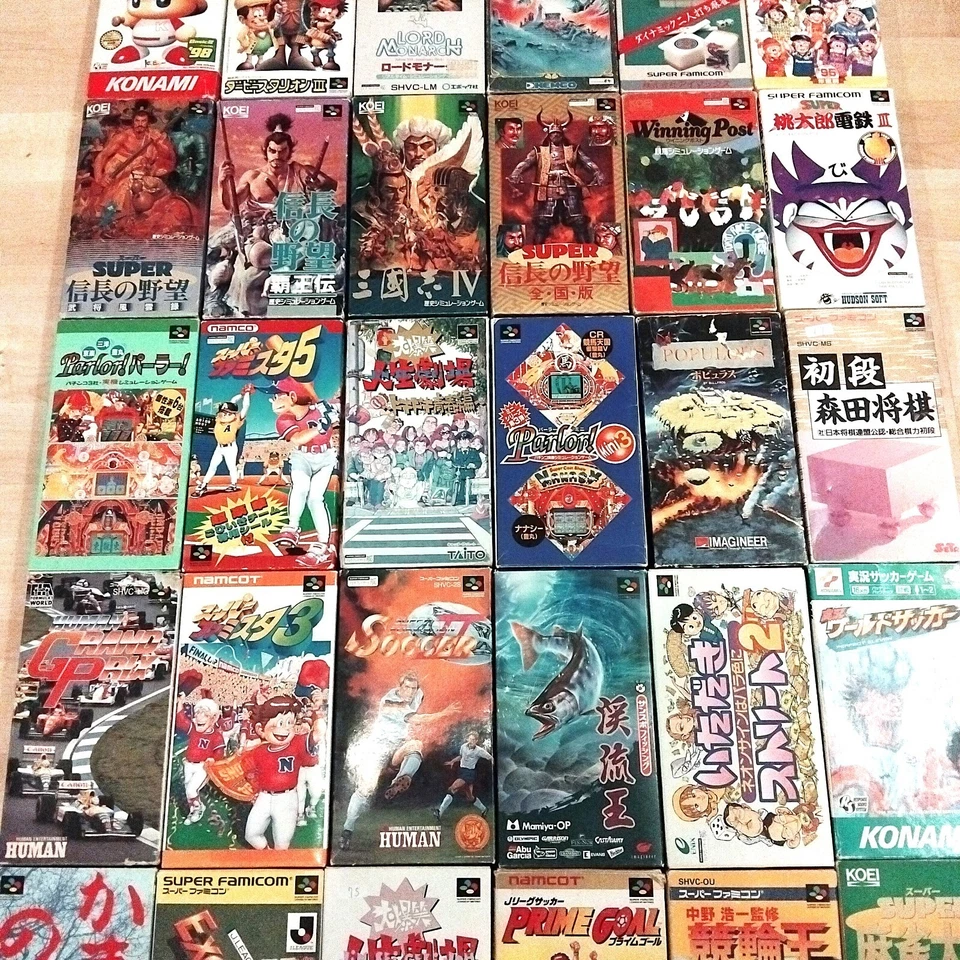 Super Famicom CIB Lot 30 Games – Complete in Box – Japan Import – Cheap Price! - Image 3 of 4