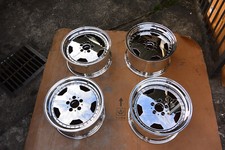 Für 25 R107 W126 W124 R129 W201 Mercedes Benz 17 Zoll Performa Style CHROM Fe... Für 25 R107 W126 W124 R129 W201 Mercedes Benz 17 Zoll Performa Style CHROM Fe...