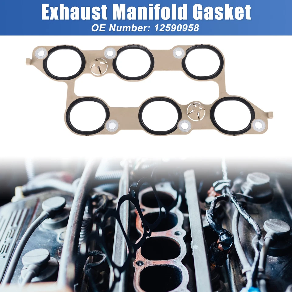 Junta de colector de admisión inferior para Buick LaCrosse para Saturn Outlook No.12590958 Foto 2 de 4