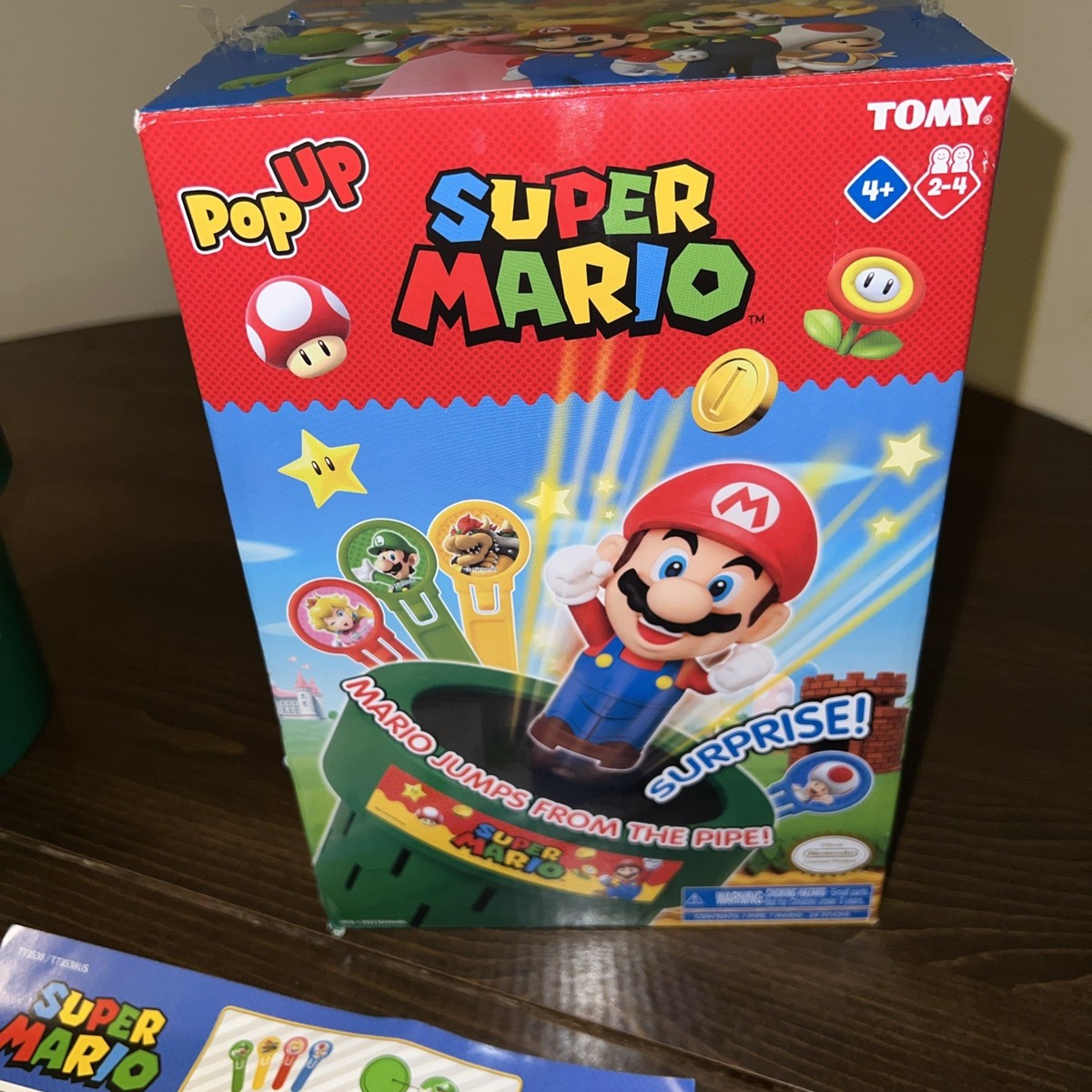 Gioco Da Tavolo Pop Up Super Mario TOMY, 2-4 Giocatori, Famiglia E Bambini