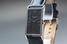 [Exc+5] Dunhill Wafer 8036 Black Dial Tank 22mm Swiss Made Quartz Men Watch